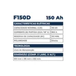 Bateria Kondor 150Ah - F150D - Imagem 2