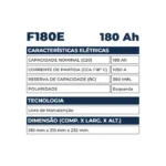 Bateria Kondor 180Ah - F180E - Imagem 2